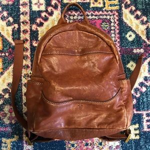 Frye leather backpack